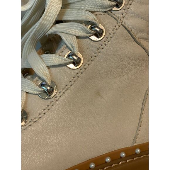 Steve Madden Women's Rainier RAIN15S1 Boots Leather Fabric Upper Size 8M - Picture 9 of 9